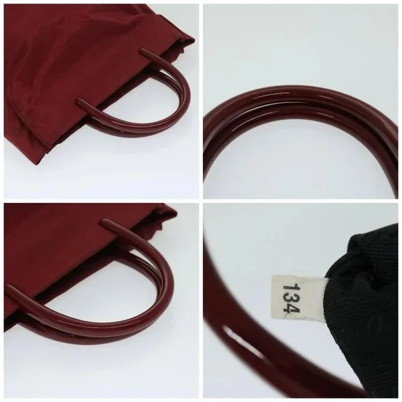 PRADA Hand Bag Nylon Red Auth ar11518 - Picture 16 of 16